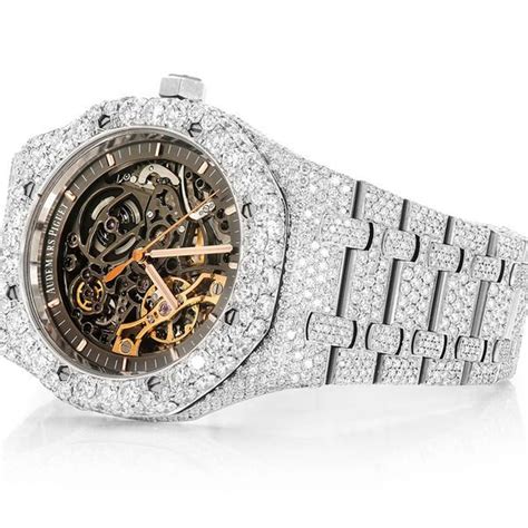 fake diamond watches mens|moissanite diamond watch men's.